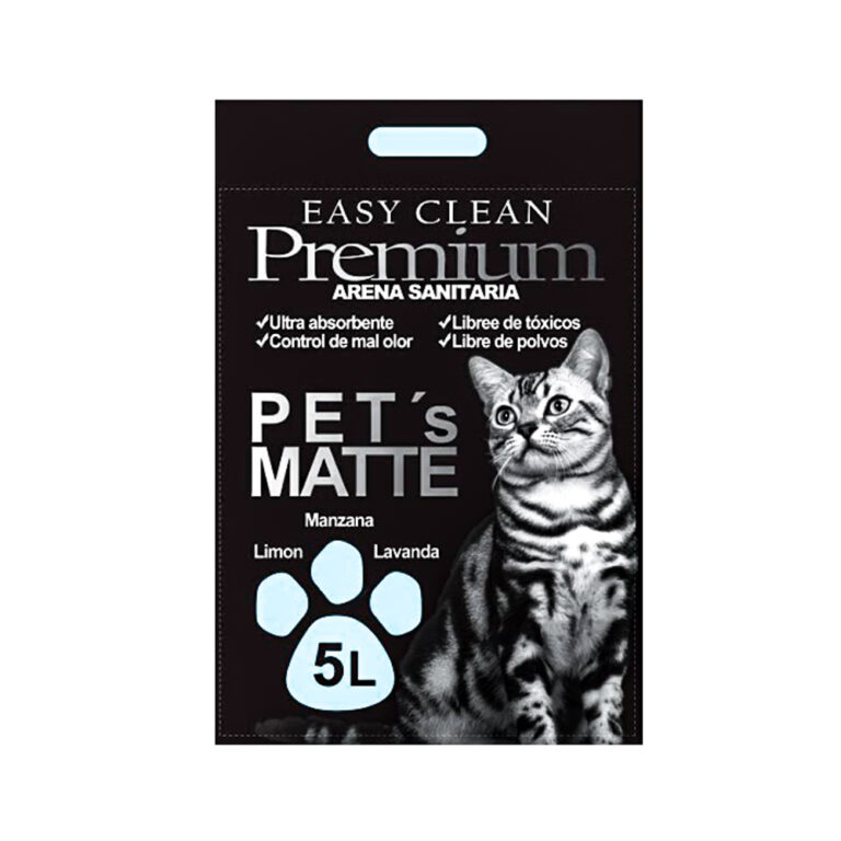 Arena Sanitaria Easy Clean Premium Pet S Matte 8kg Familia Pet